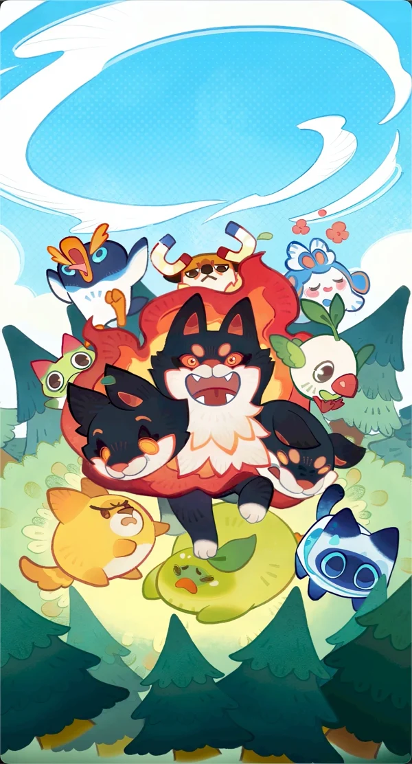 Clash of Critters Glitter Forms artwork
