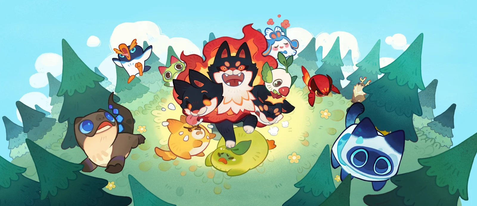 Clash of Critters official hero art
