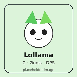 Lollama placeholder artwork