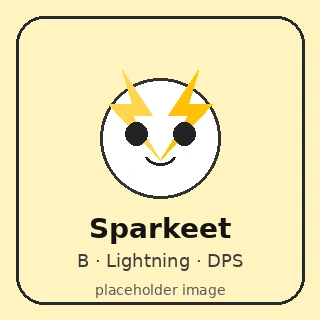 Sparkeet placeholder artwork
